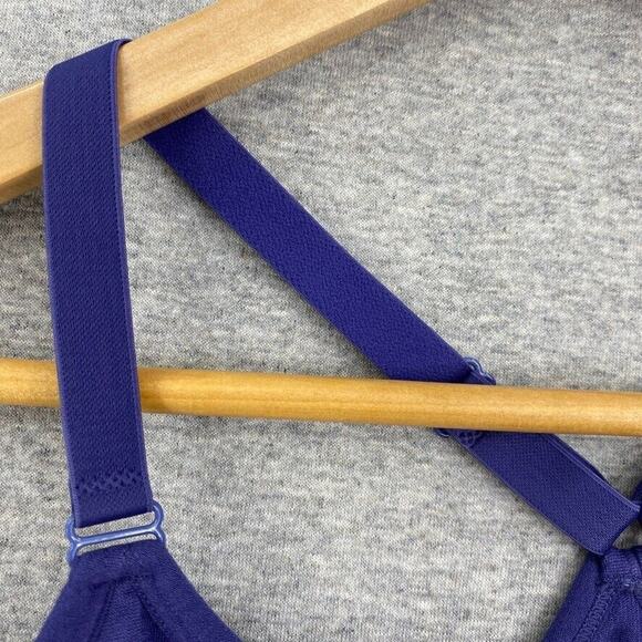 Ryka Sports Bra Womens Extra Small Purple Racer Back Yoga Gym Workout Adjustable - Picture 8 of 11